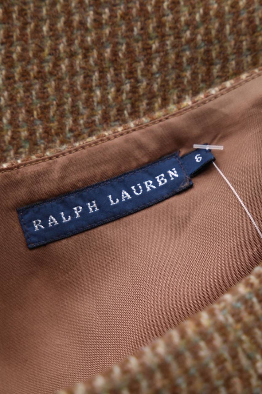 Carou RALPH LAUREN Godet-Rock Aus Woll-Mix