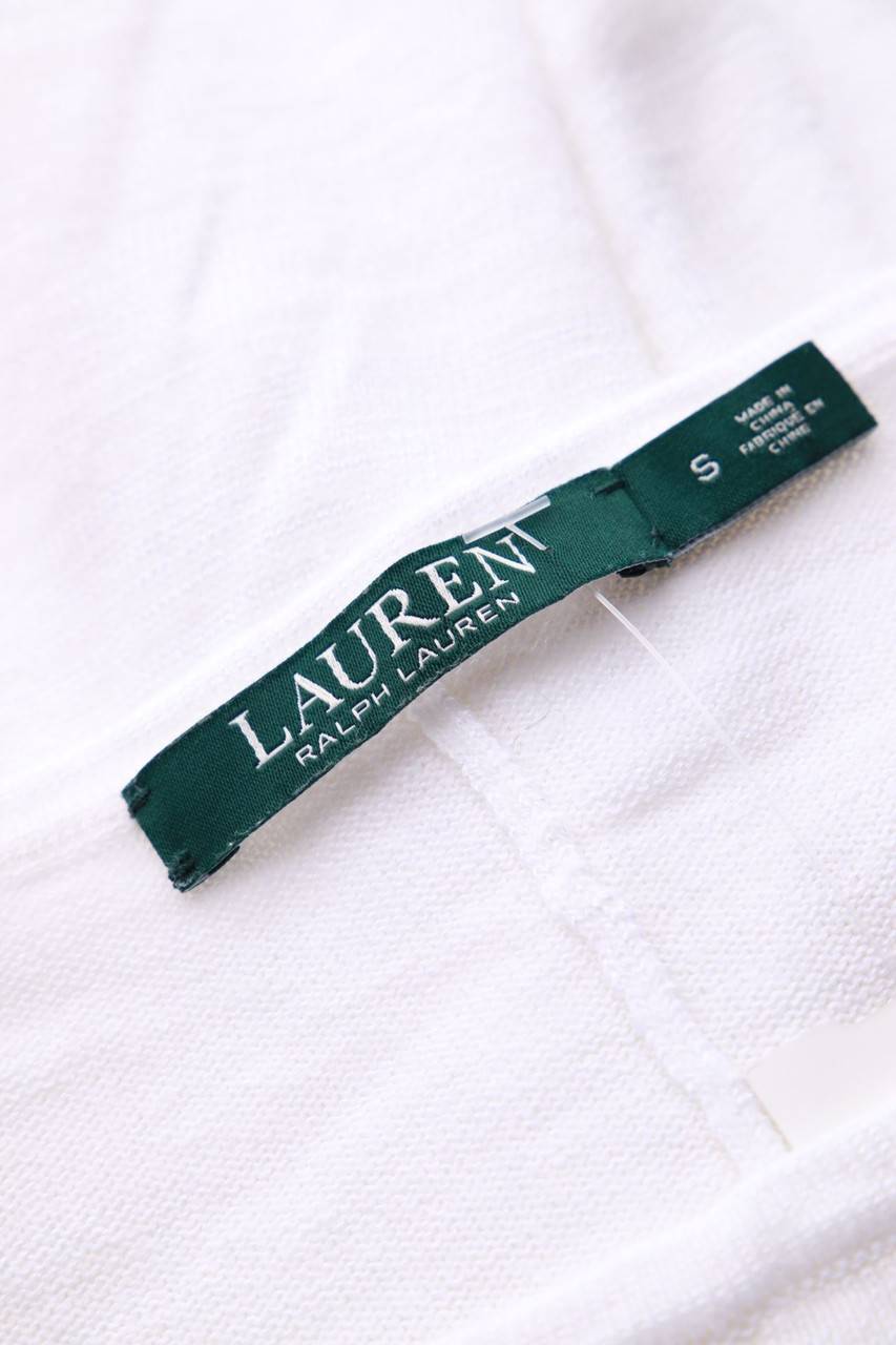 Carou RALPH LAUREN Kurzarm-Shirt Aus Leinen-Mix