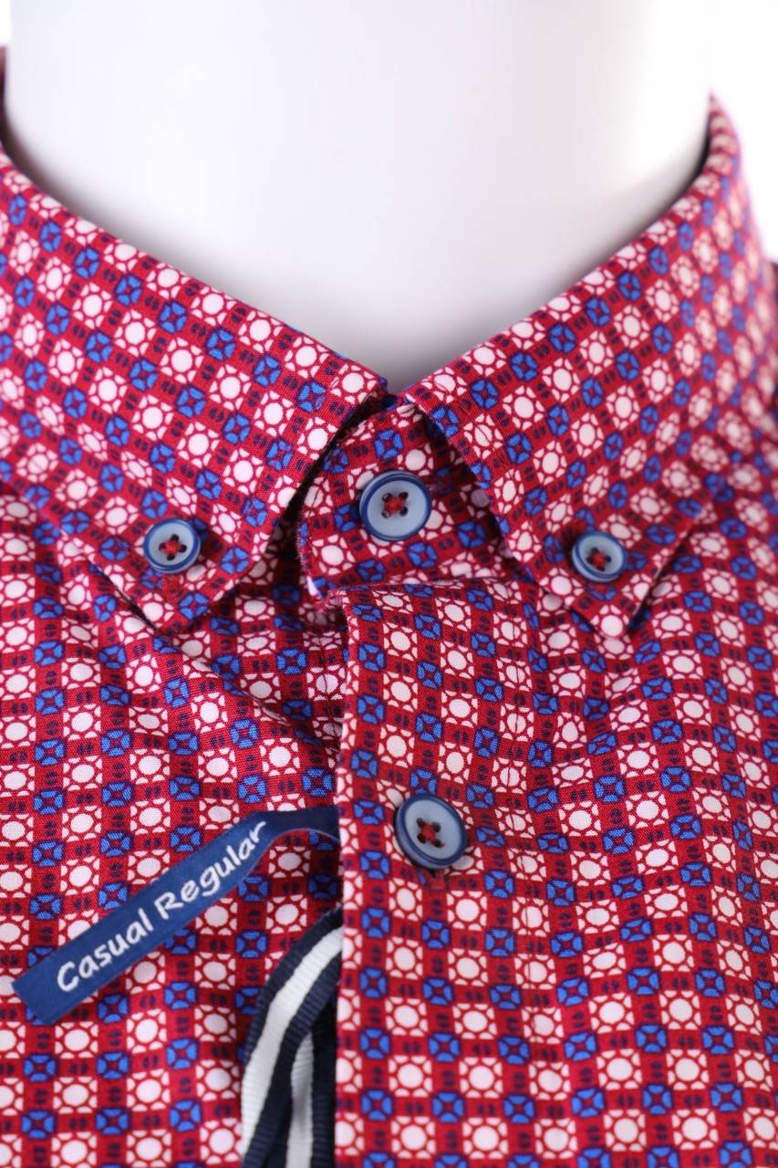 Carou REDMOND Button-down-Hemd Mit Geo-Print