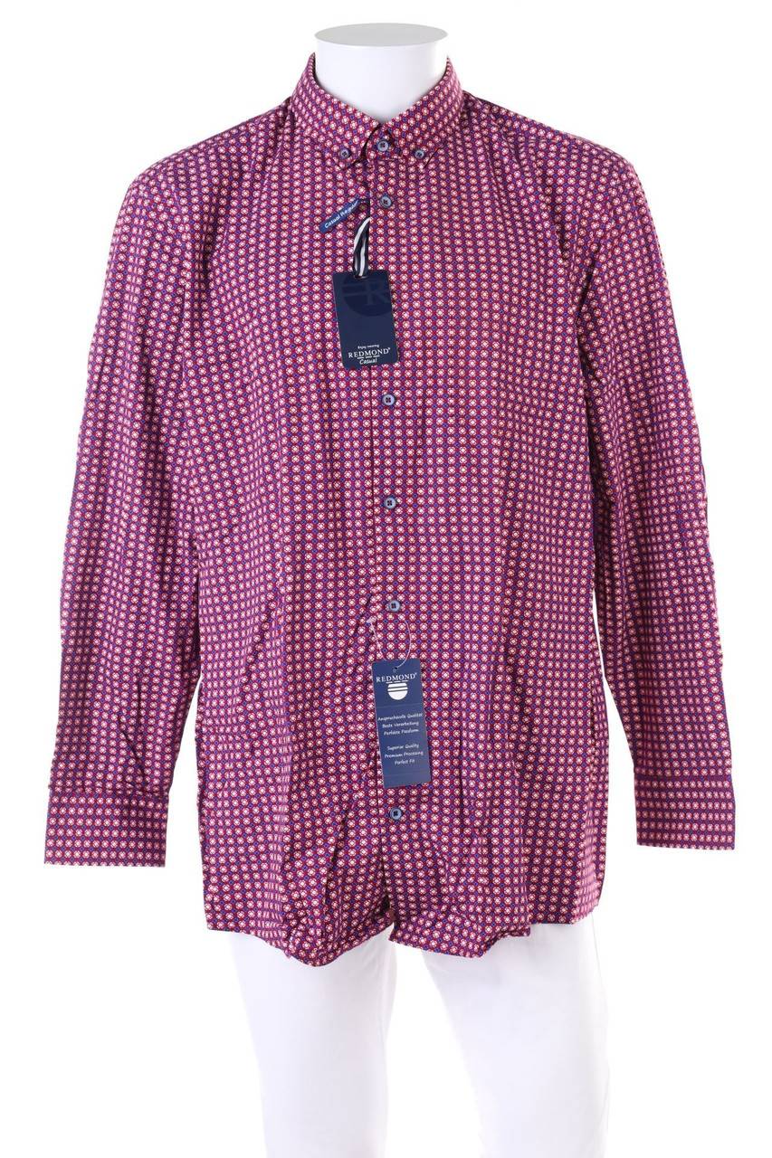 Carou REDMOND Button-down-Hemd mit Geo-Print