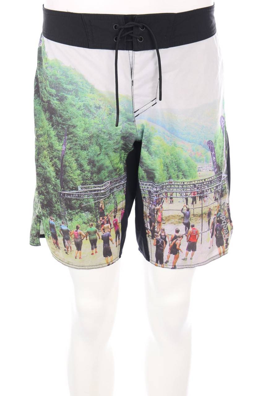 Carou Reebok Sport-Shorts mit Foto-Print