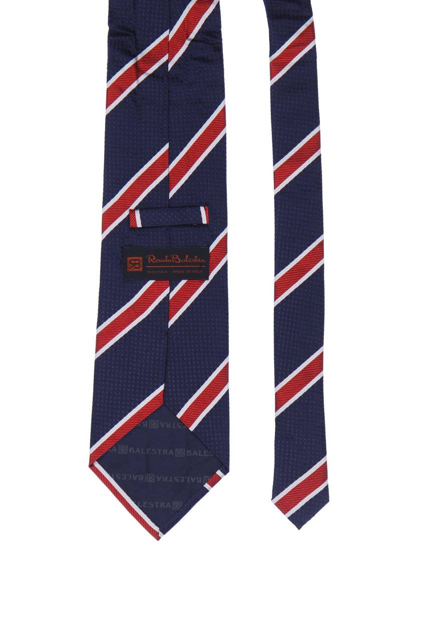 Carou Renato Balestra Seiden-Krawatte Mit Streifen
