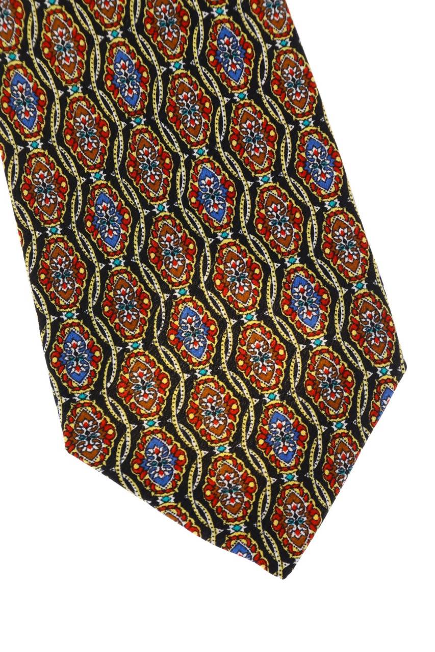 Carou RENATO CAVALLI Seiden-Krawatte Mit Print
