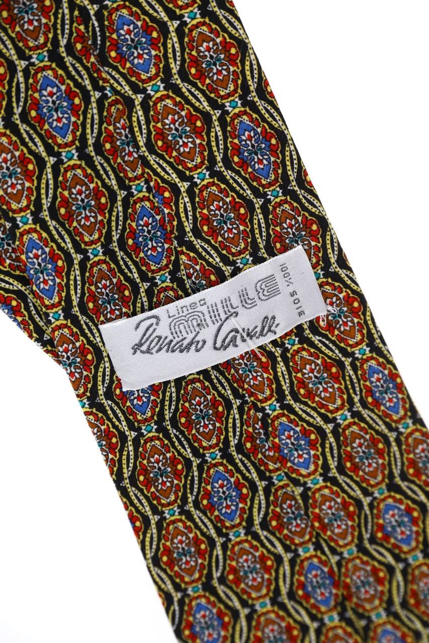 Carou RENATO CAVALLI Seiden-Krawatte Mit Print