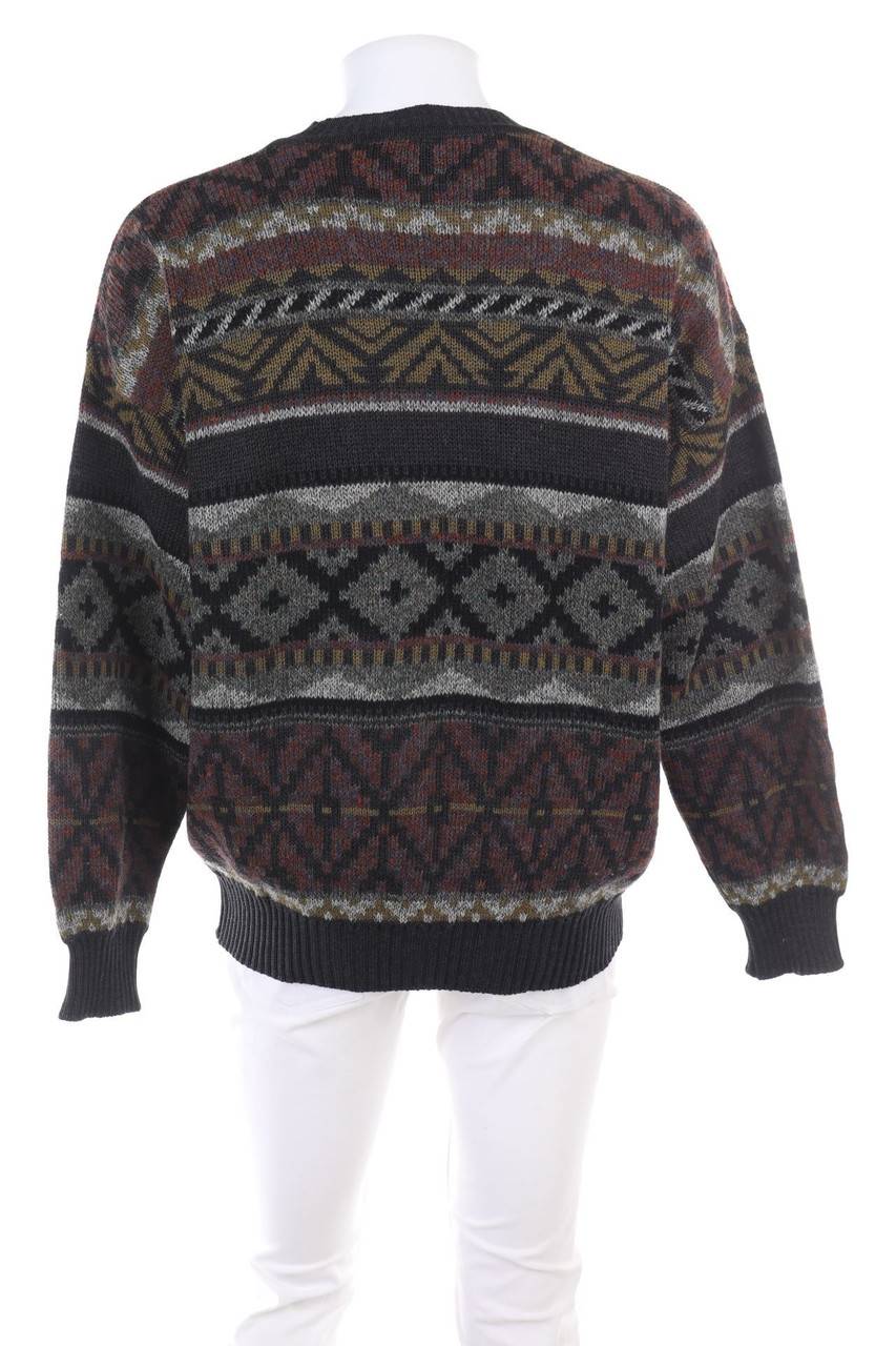Carou RENÉ LEZARD Pullover Aus Woll-Mix Mit Muster