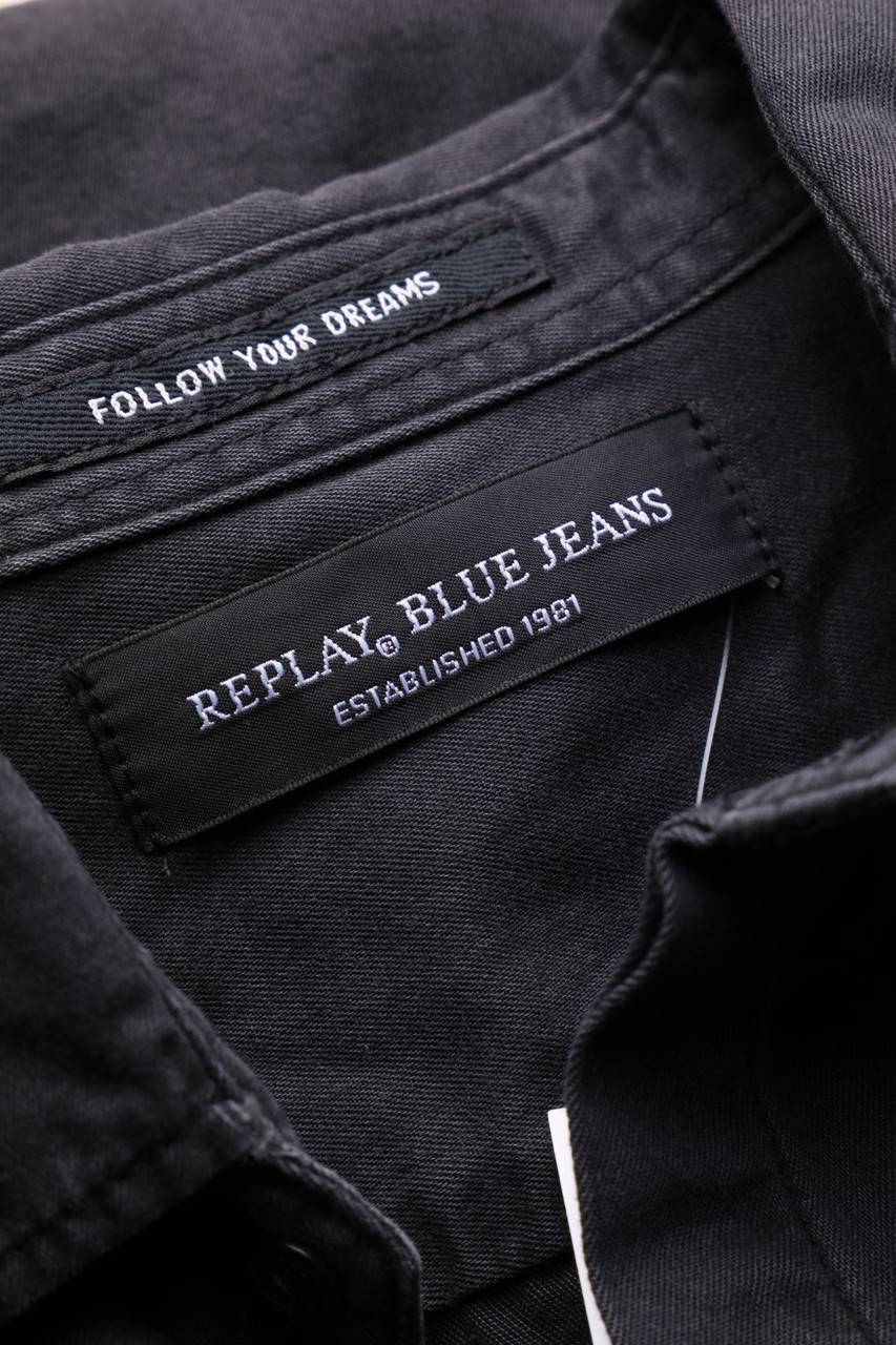 Carou REPLAY Jeans-Hemd Mit Aufgesetzten Taschen