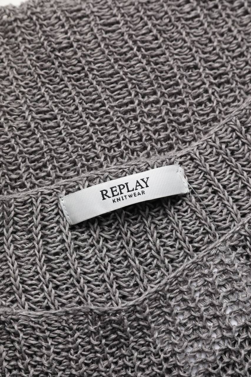 Carou REPLAY Kurzarm-Strick-Pullover