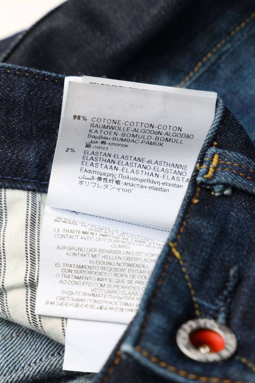 Carou REPLAY Straight Cut Jeans Mit Logo-Badge