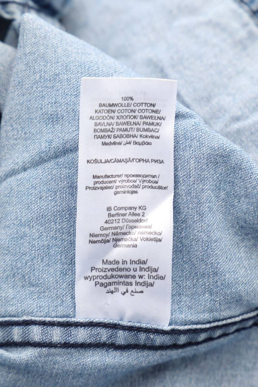 Carou REVIEW Denim-Hemd Mit Muster