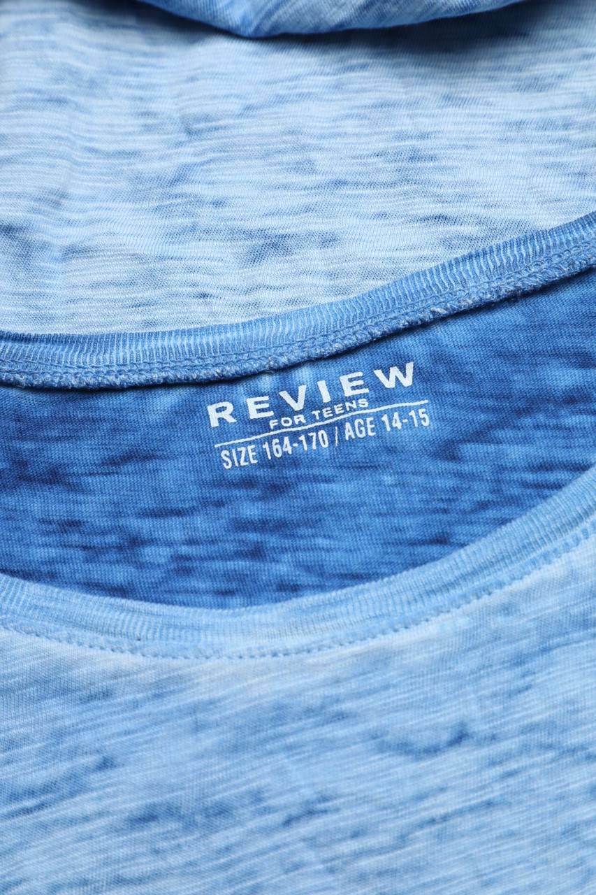 Carou REVIEW Garment Dyed-T-Shirt Mit Pailletten