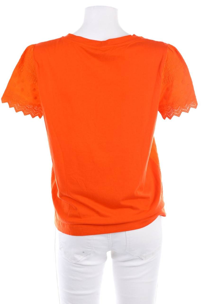 Carou RIANI Kurzarm-Shirt Mit Stickereien