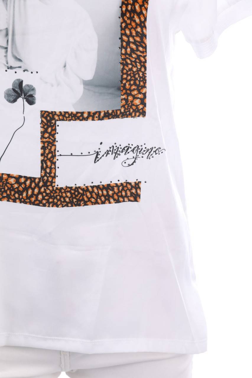 Carou Rich & Royal Kurzarm-Shirt Mit Foto-Print
