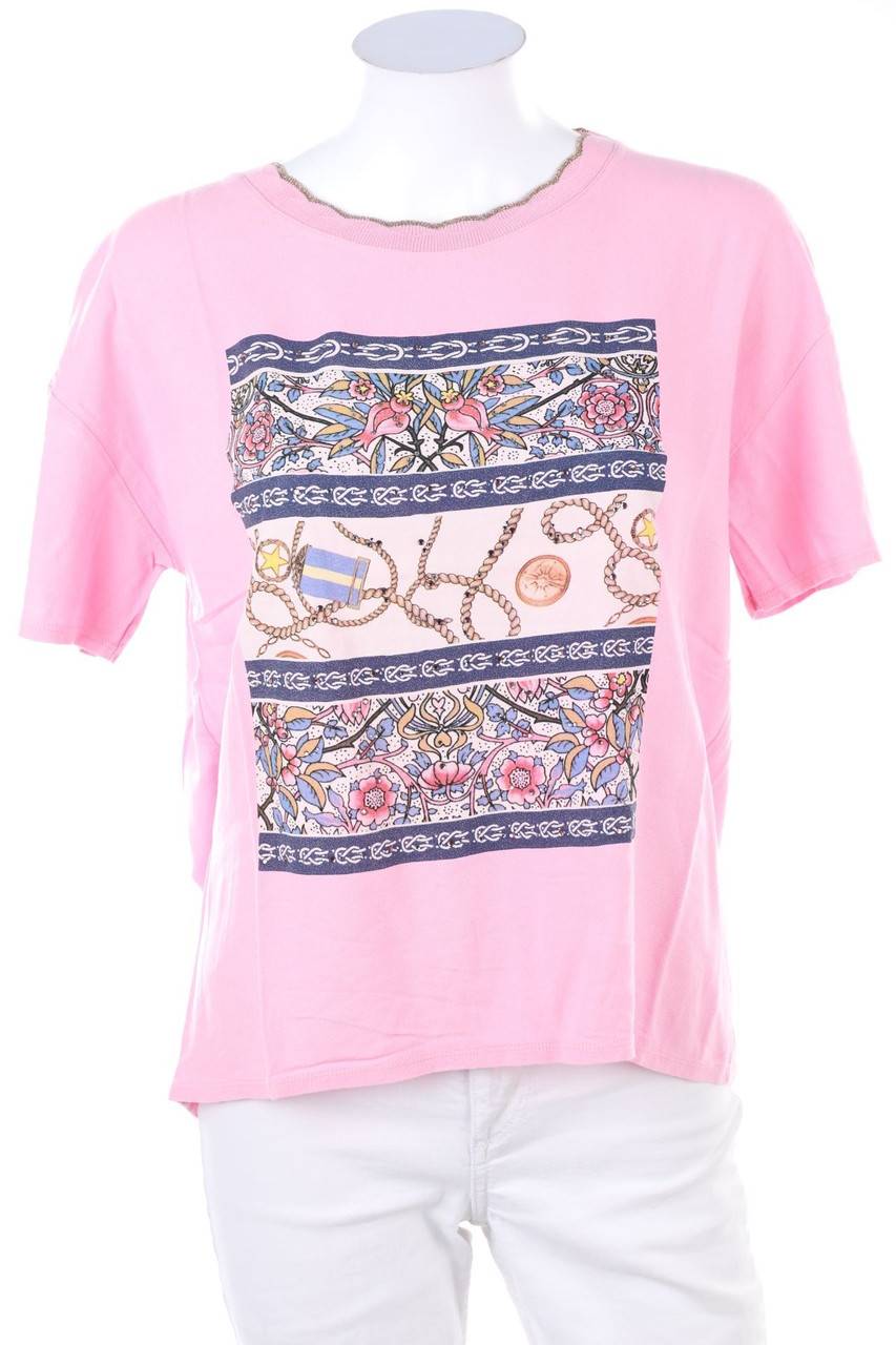 Carou rich & royal Kurzarm-Shirt mit Print