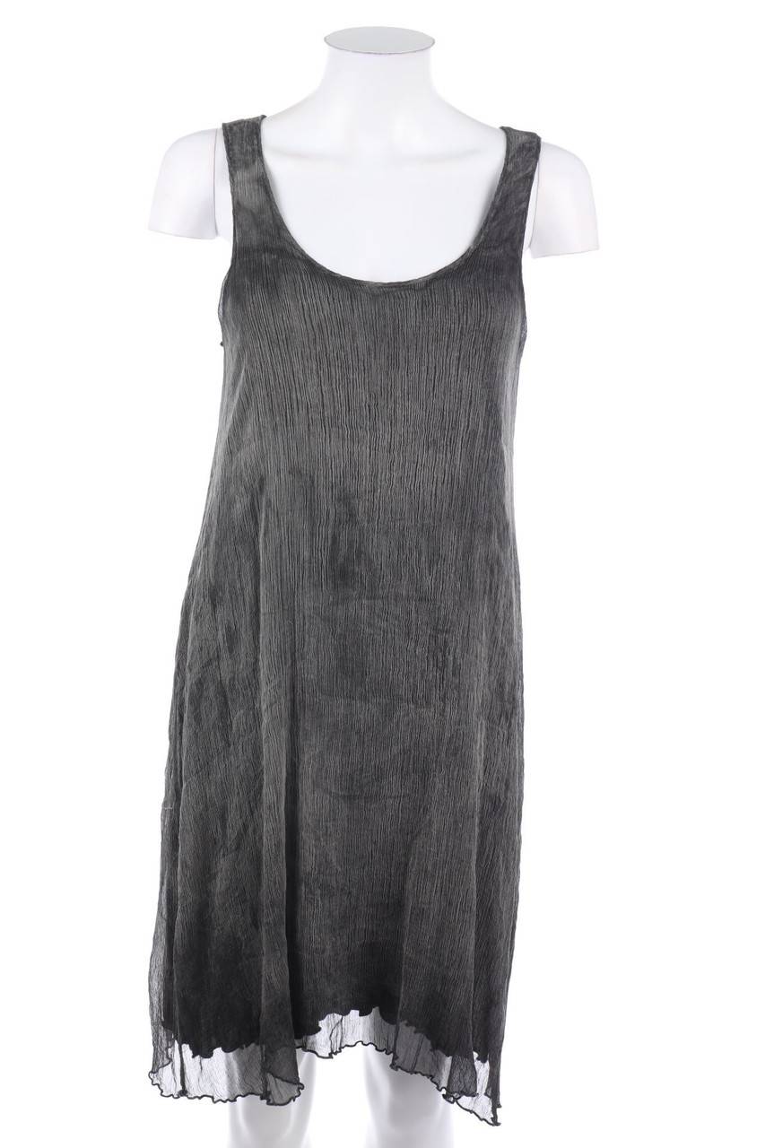 Carou rich & royal Plissee-Seidenkleid