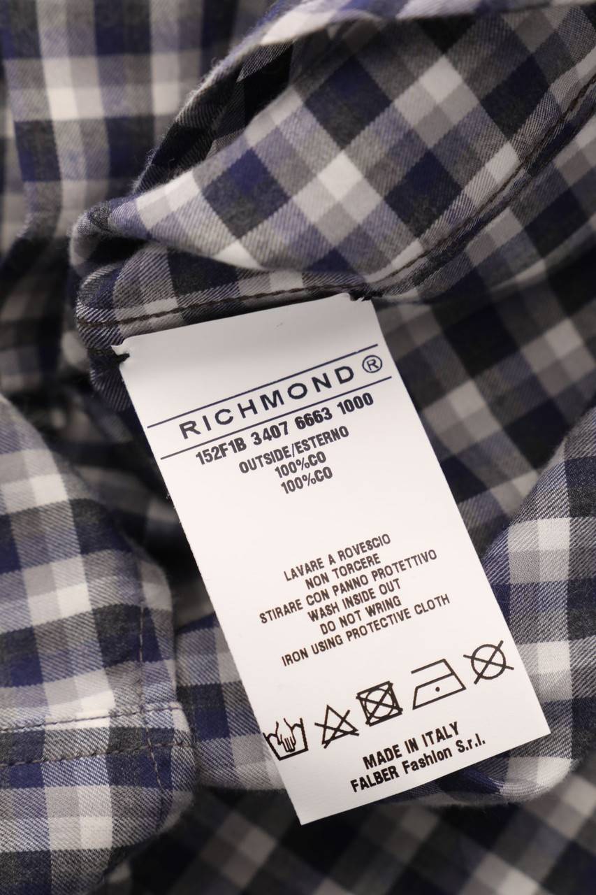 Carou RICHMOND JR Karo-Hemd Mit Print