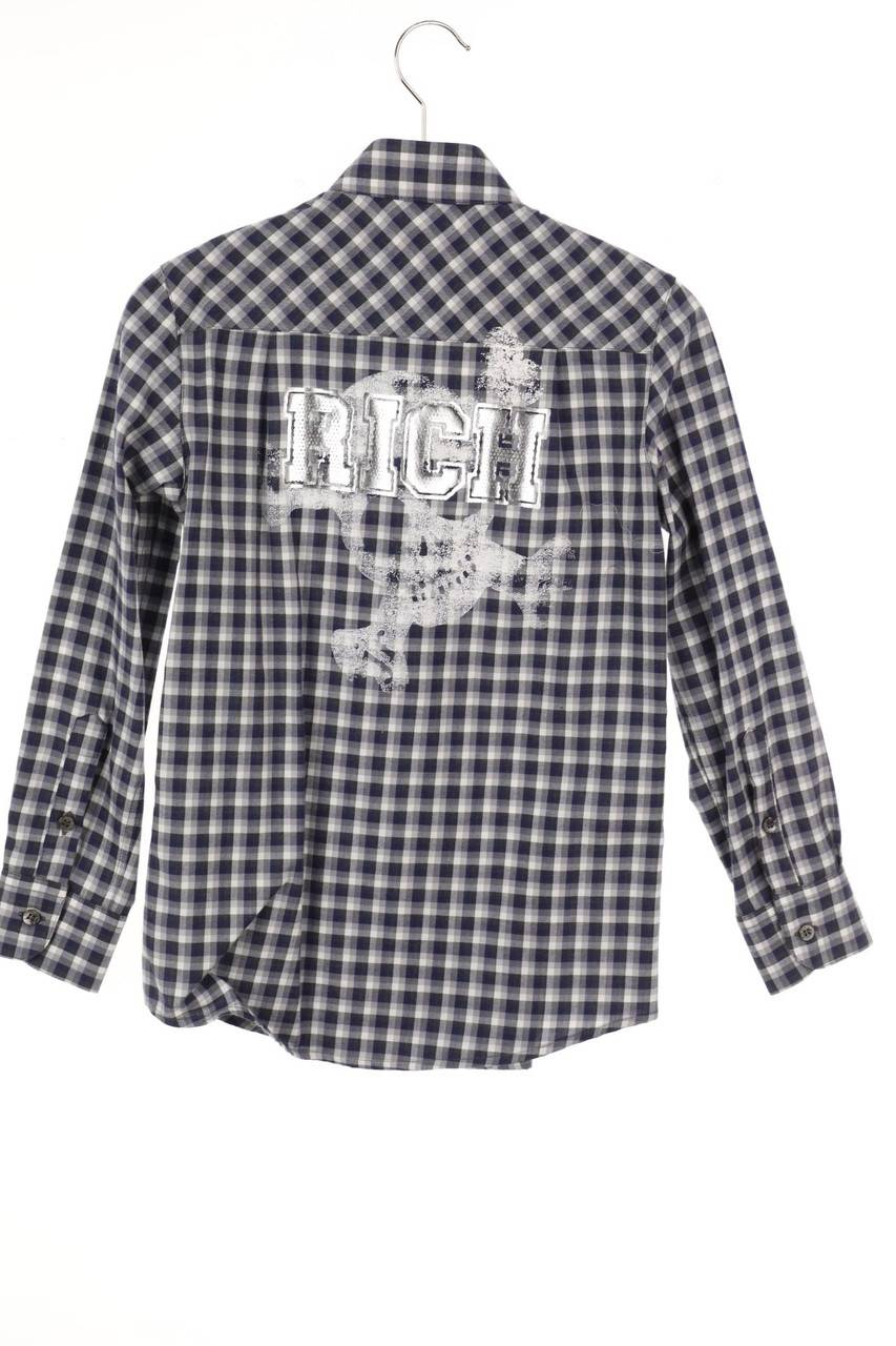 Carou RICHMOND JR Karo-Hemd Mit Print