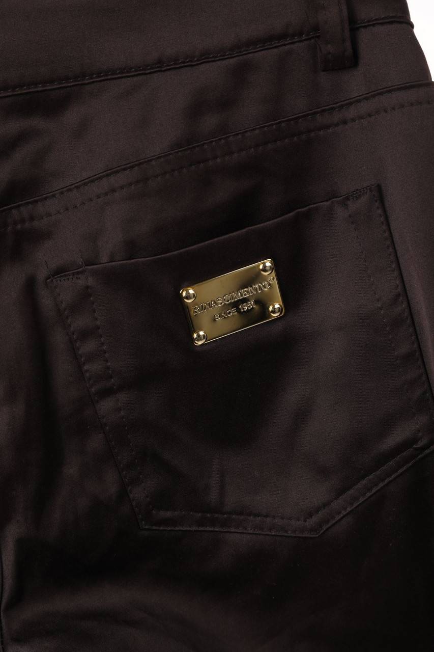 Carou RINASCIMENTO Hose Aus Satin Mit Nieten