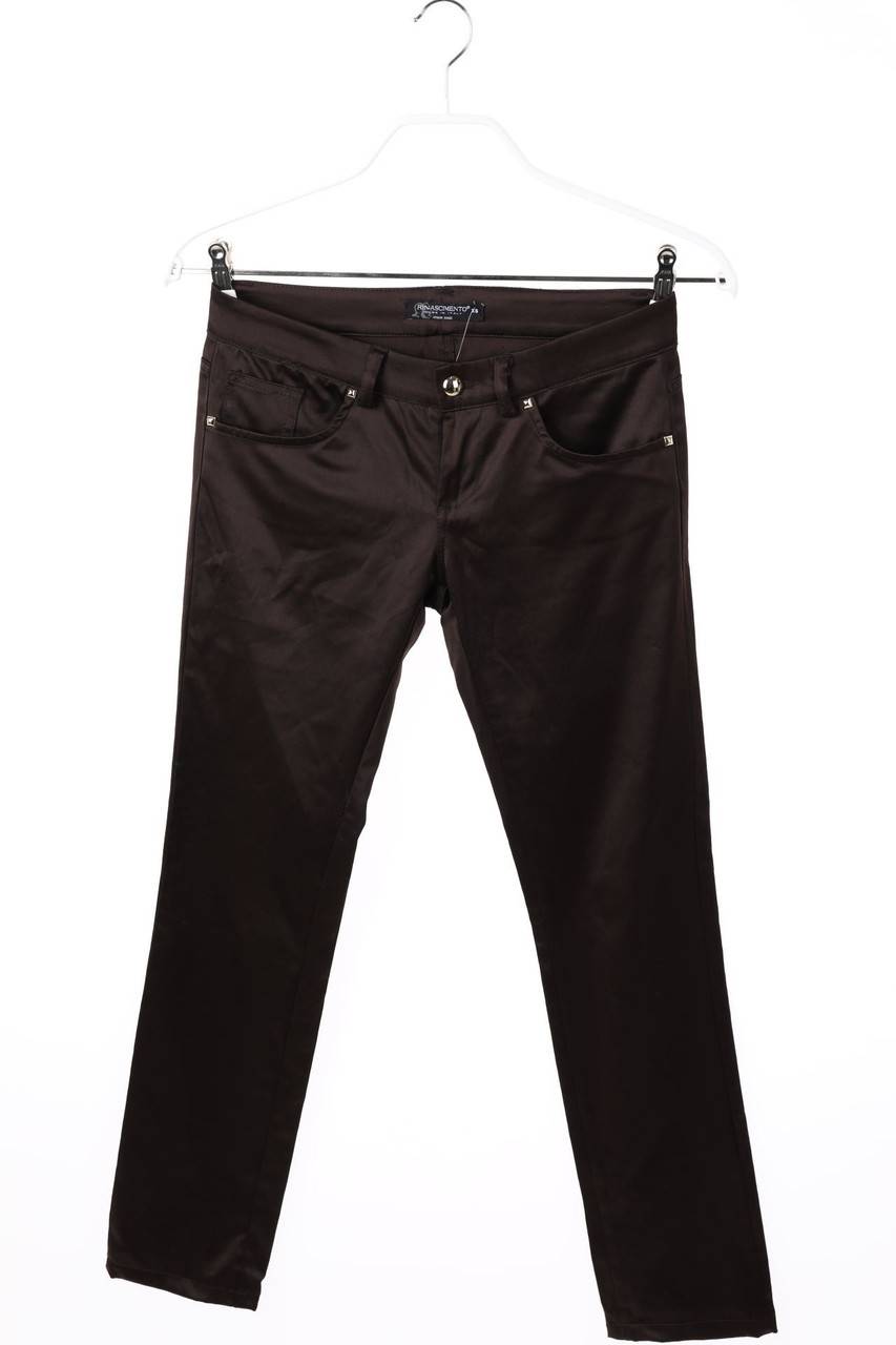 Carou RINASCIMENTO Hose aus Satin mit Nieten