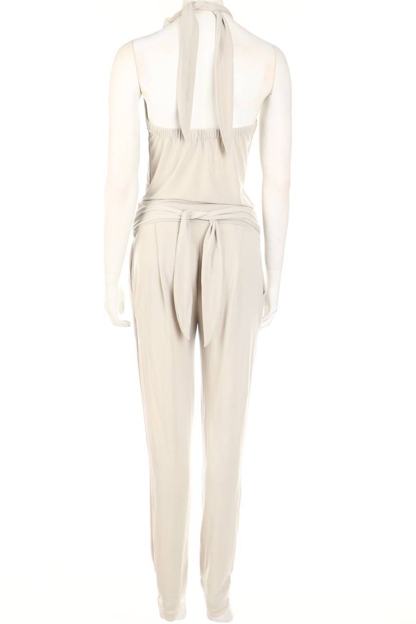 Carou RINASCIMENTO Neckholder-Jumpsuit Mit Perlen