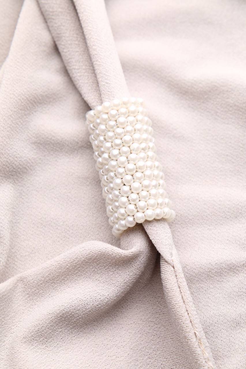 Carou RINASCIMENTO Neckholder-Jumpsuit Mit Perlen