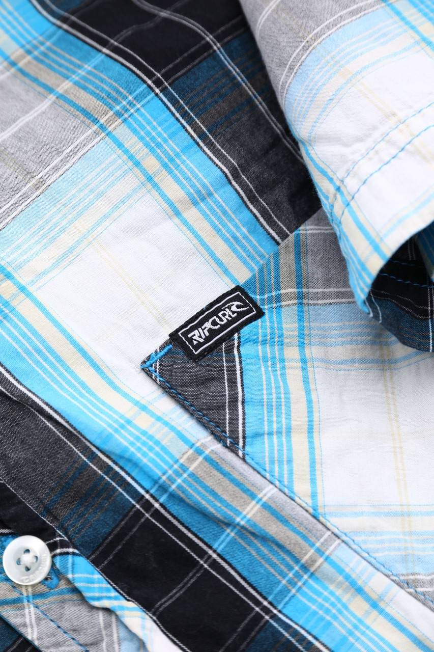 Carou RIP CURL Kurzarm-Hemd Mit Karo-Muster