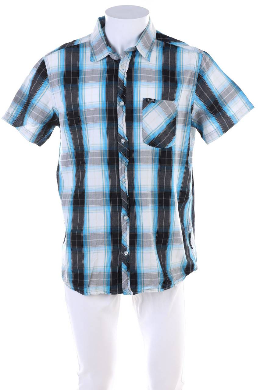 Carou RIP CURL Kurzarm-Hemd mit Karo-Muster