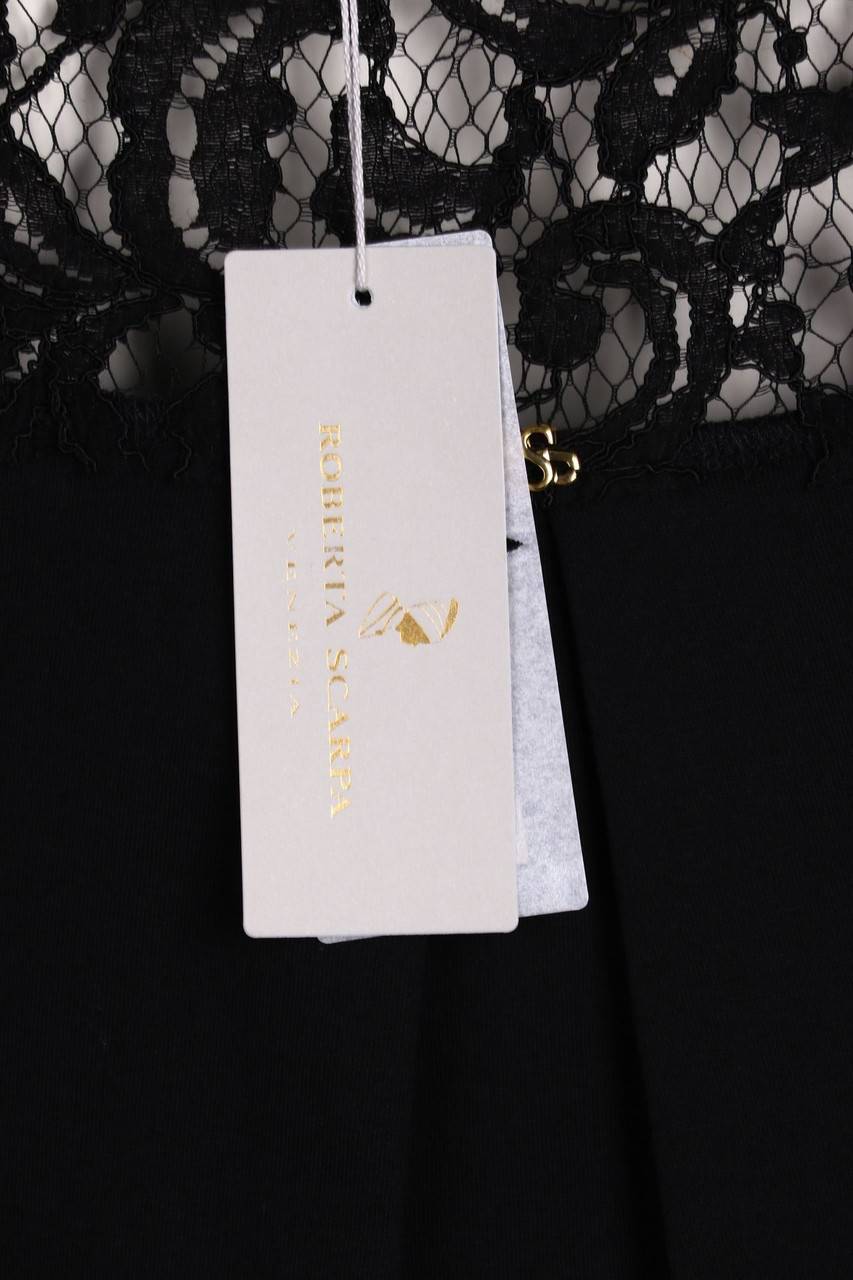 Carou ROBERTA SCARPA Kleid Mit Spitzen-Einsatz