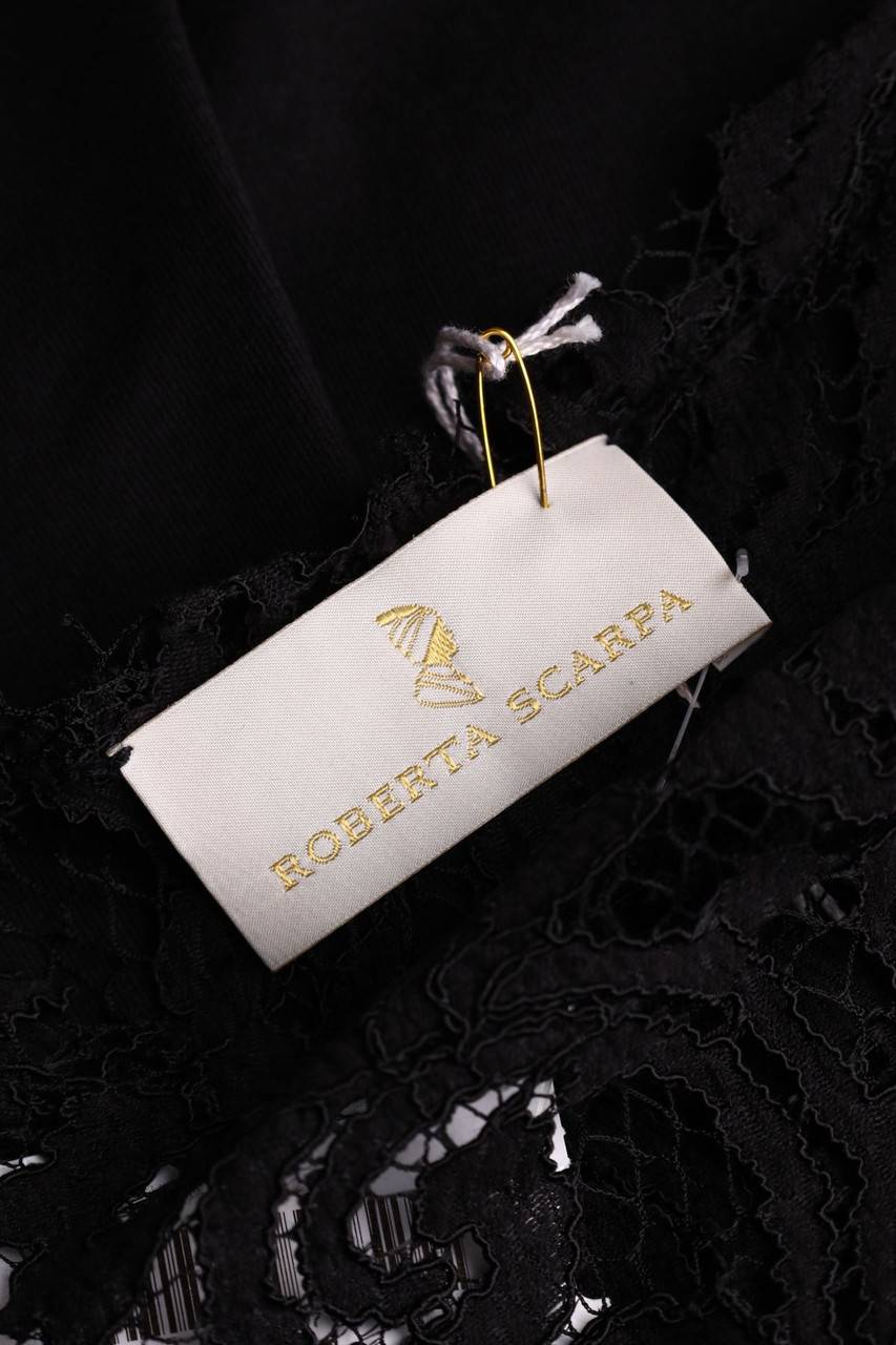 Carou ROBERTA SCARPA Kleid Mit Spitzen-Einsatz