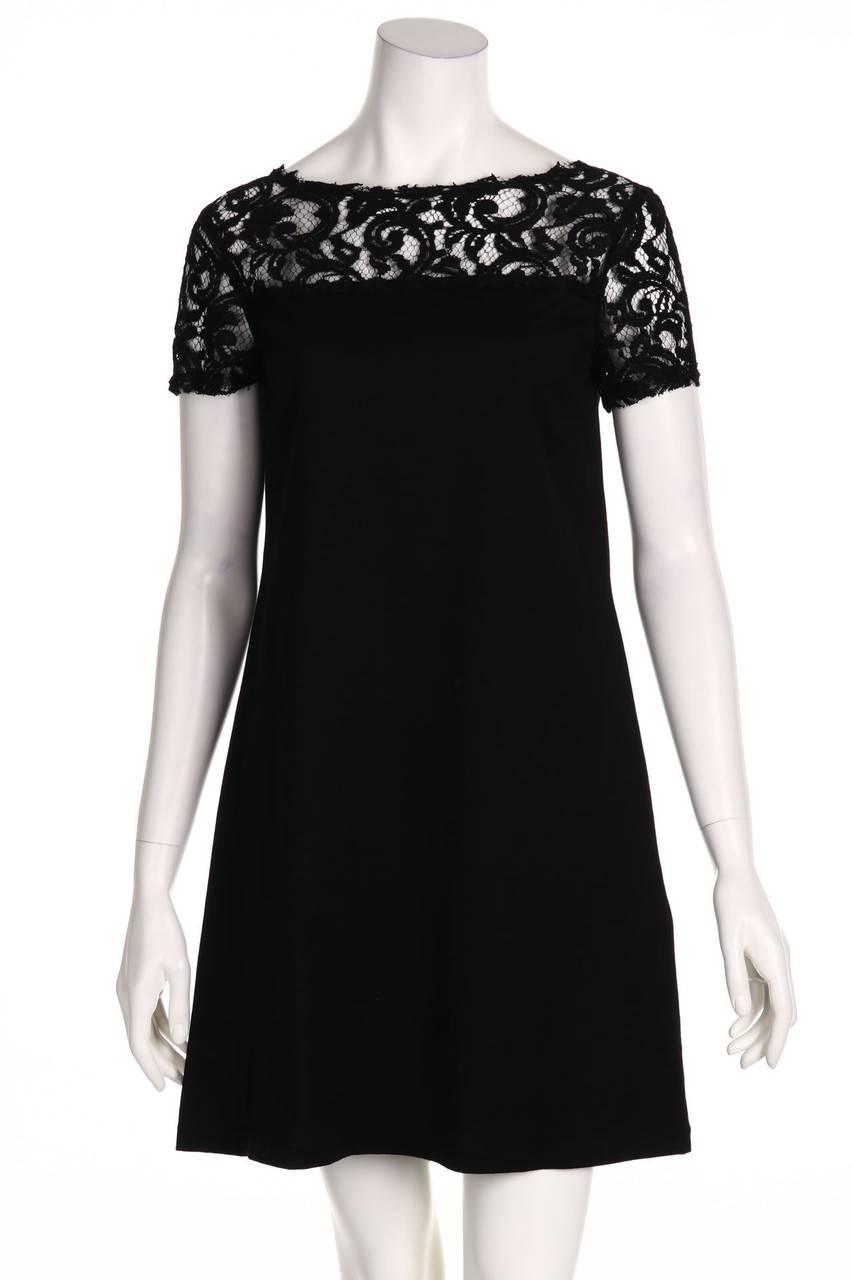 Carou ROBERTA SCARPA Kleid mit Spitzen-Einsatz
