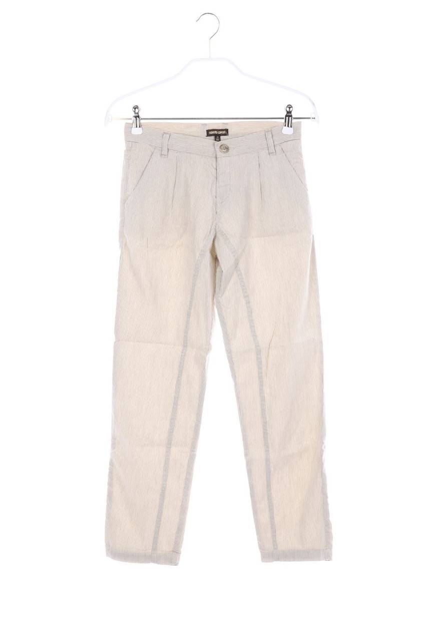Carou roberto cavalli Hose aus Leinen-Mix