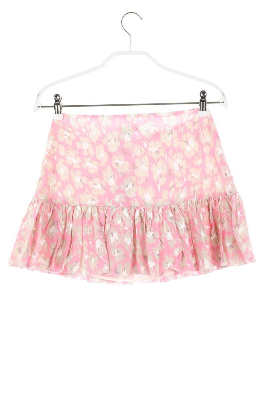 Carou Roberto Cavalli Seiden-Rock Mit Blumen-Print