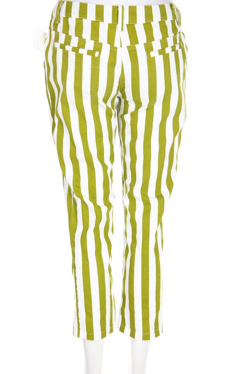Carou Roberto Collina Cropped-Hose Mit Streifen