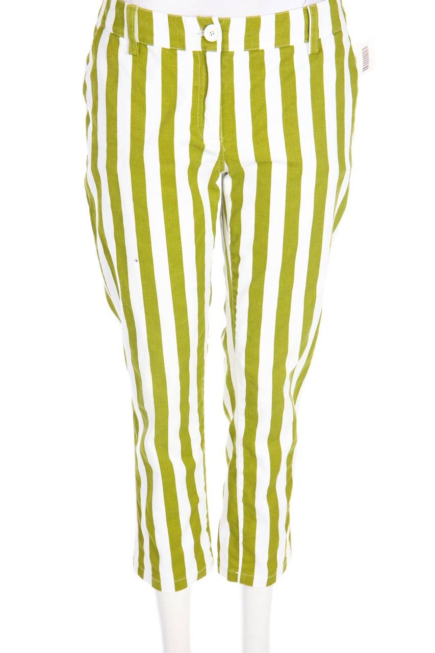 Carou roberto collina Cropped-Hose mit Streifen