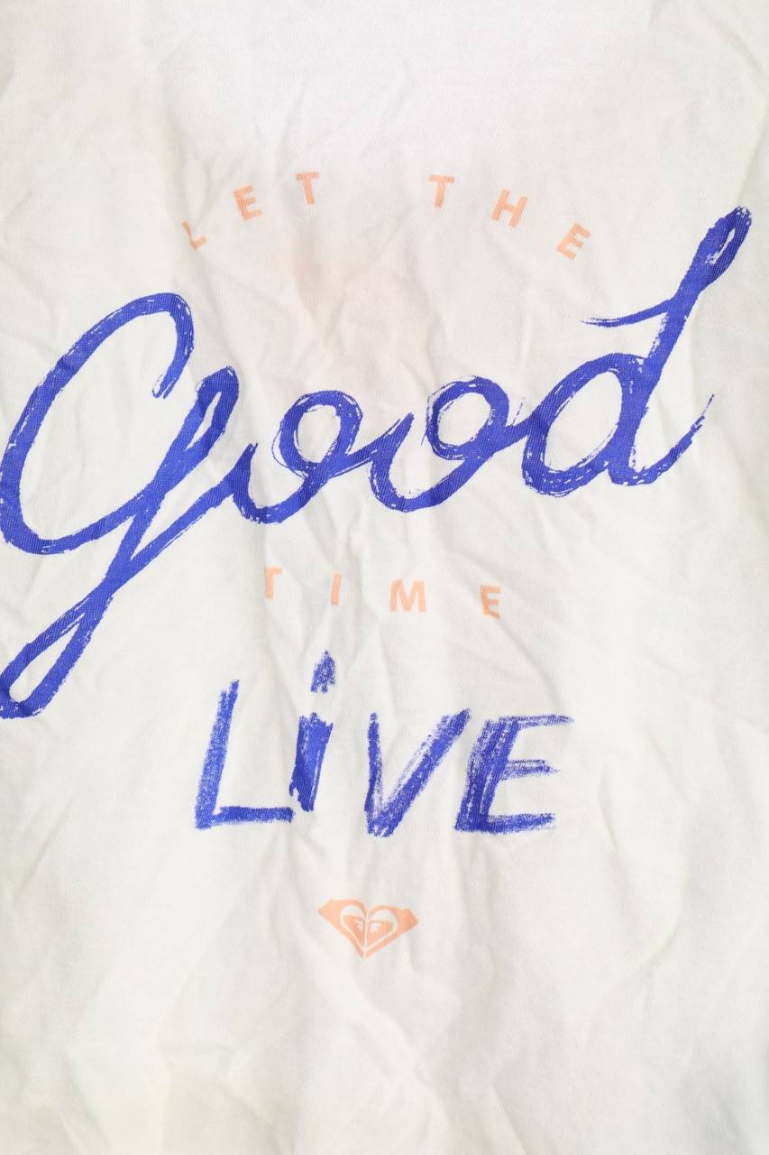 Carou ROXY T-Shirt Mit Statement-Print