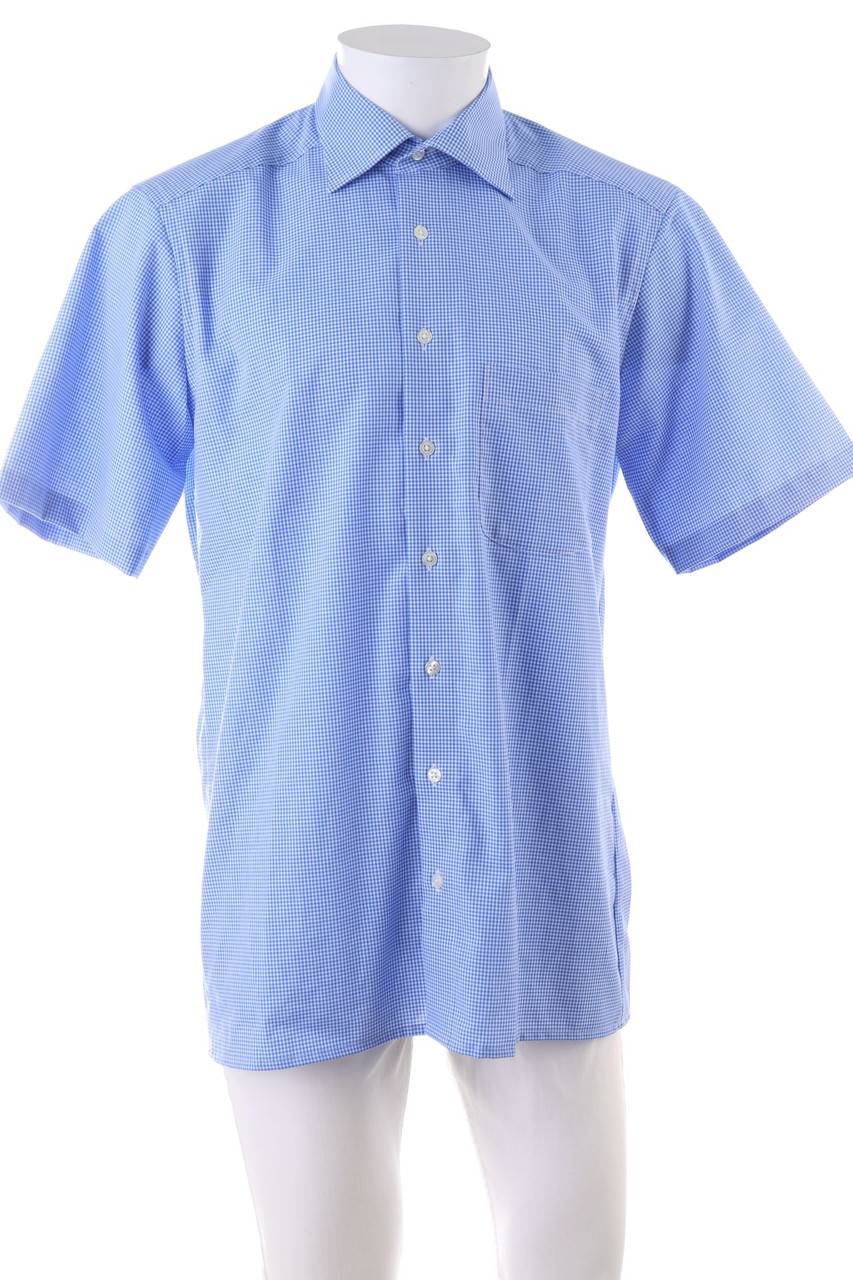 Carou ROYAL CLASS kariertes Kurzarm-Hemd