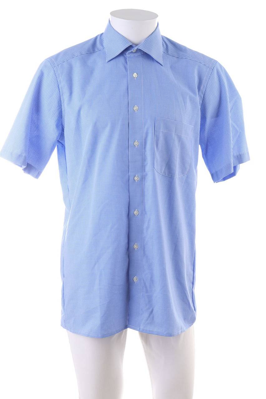 Carou ROYAL CLASS Kurzarm-Hemd mit Karo-Muster