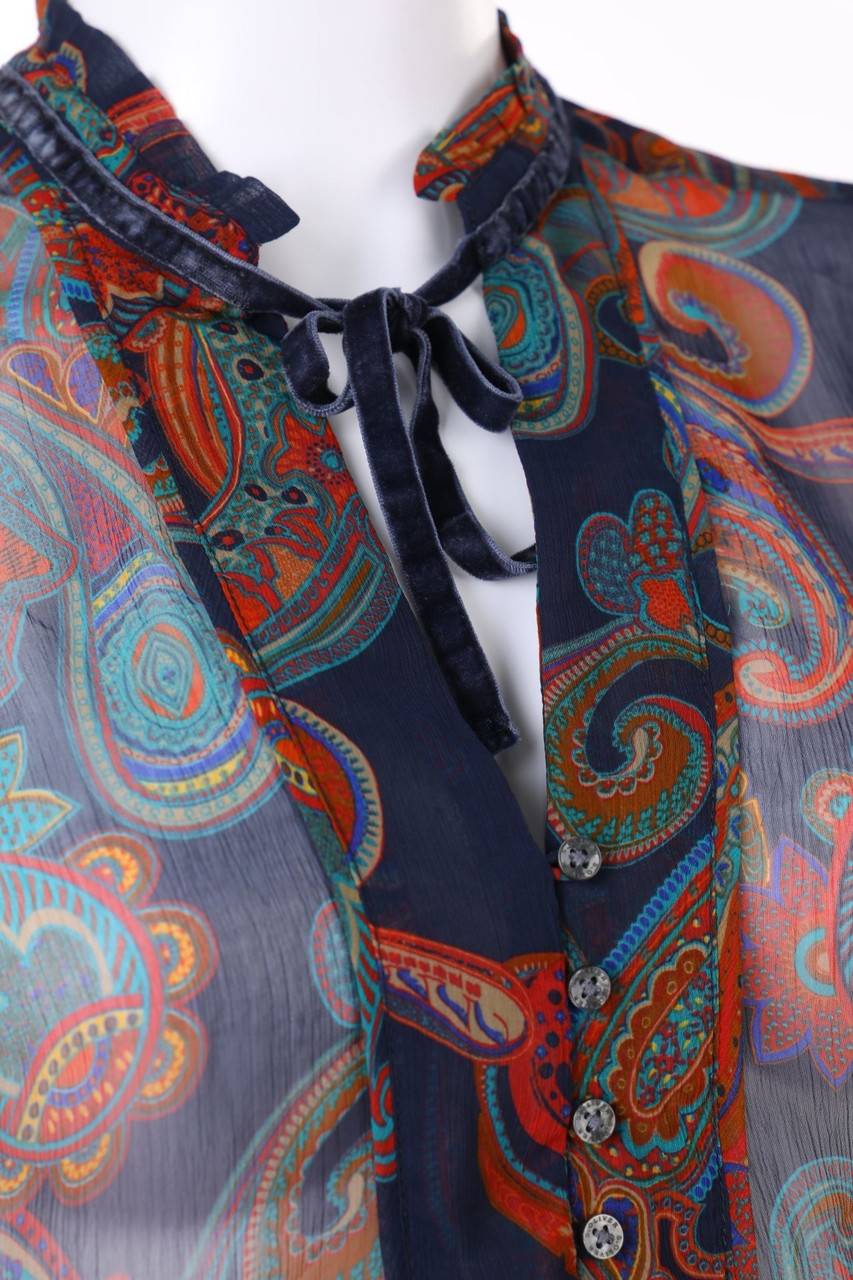 Carou S.Oliver Bluse Mit Ethno-Print