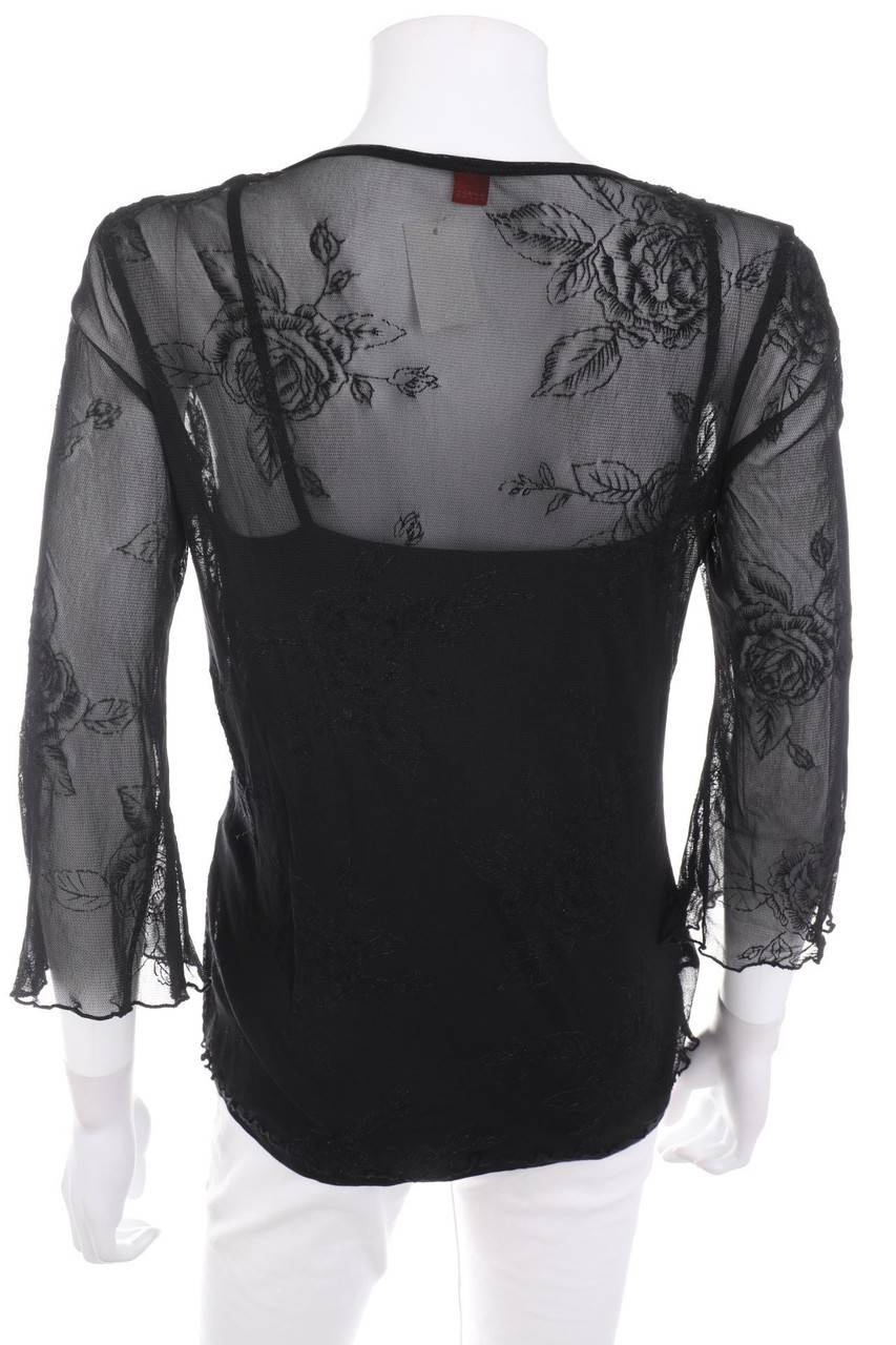 Carou S.Oliver Bluse Mit Stickereien