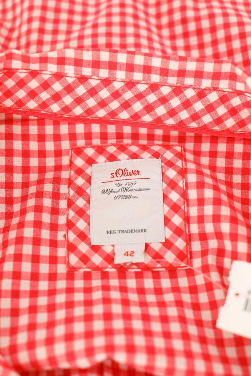 Carou S.Oliver Hemd-Bluse Mit 3/4-Ärmel