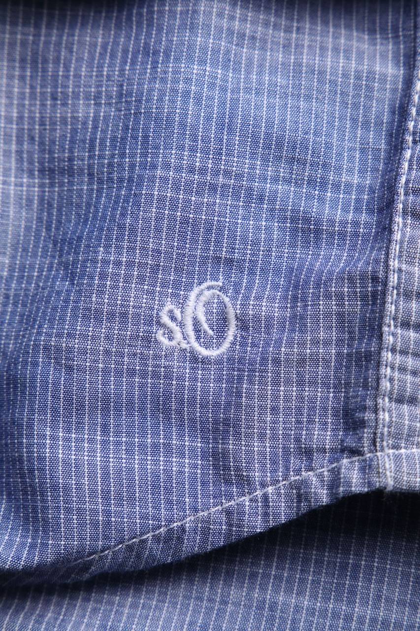 Carou S.Oliver Hemd Mit Logo-Stickerei