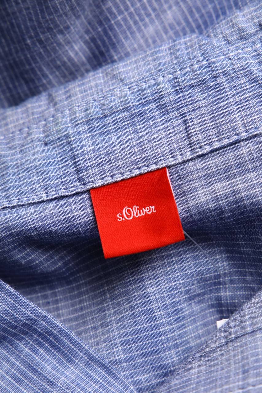 Carou S.Oliver Hemd Mit Logo-Stickerei