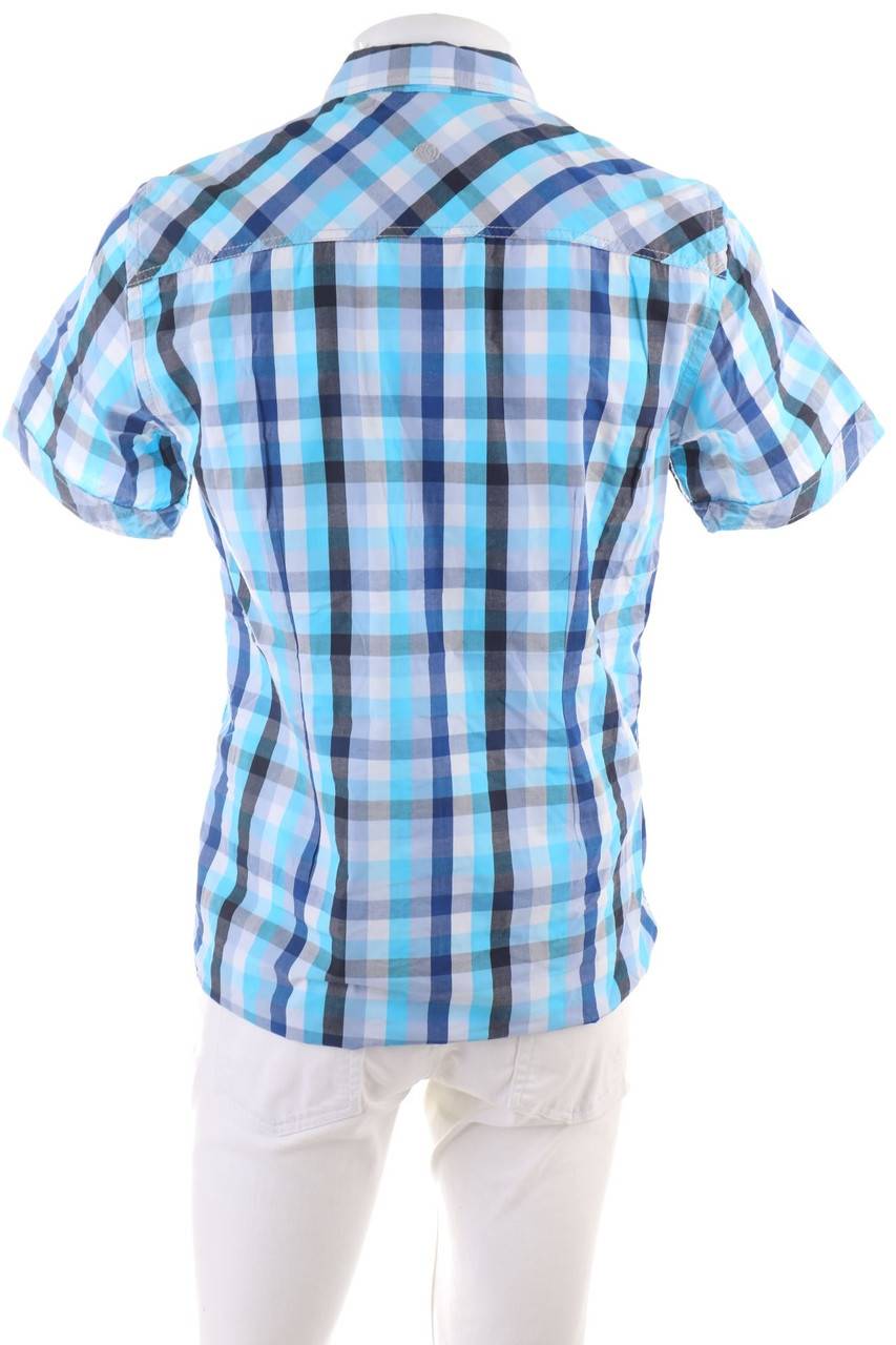 Carou S.Oliver Kurzarm-Hemd Mit Karo-Muster