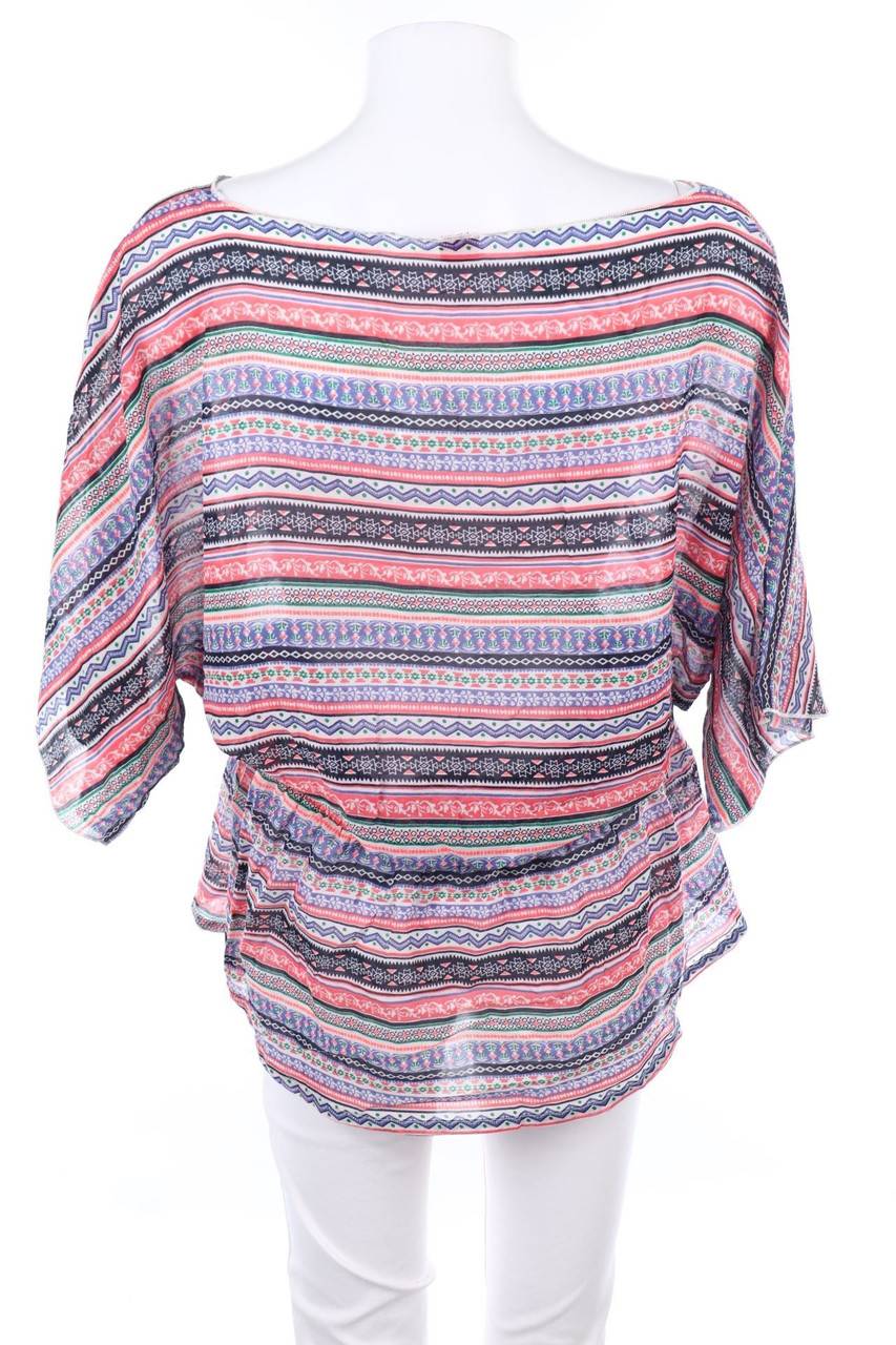 Carou S.Oliver Print-Bluse Mit Batwing-Ärmeln