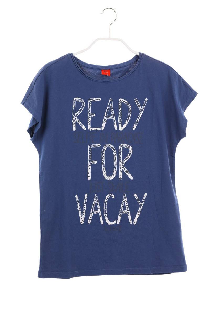 Carou s.Oliver T-Shirt mit Statement-Print