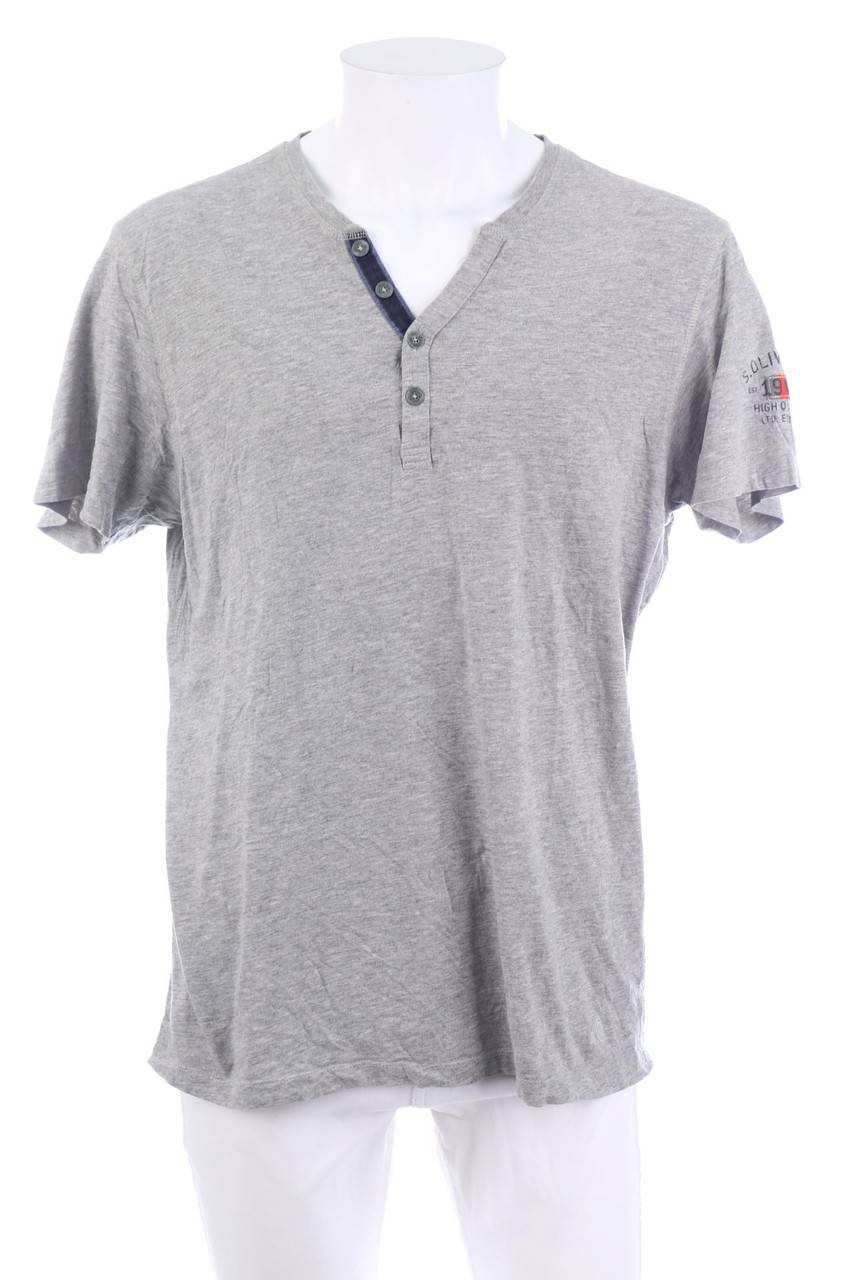 Carou s.Oliver T-Shirt mit V-Neck