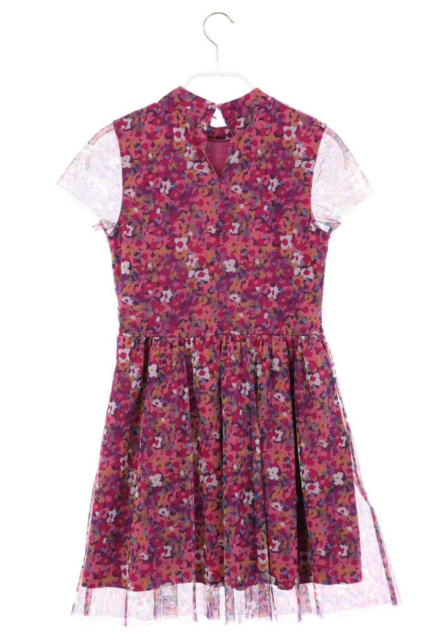 Carou S.Oliver Tüll-Kleid Mit Blumen-Print