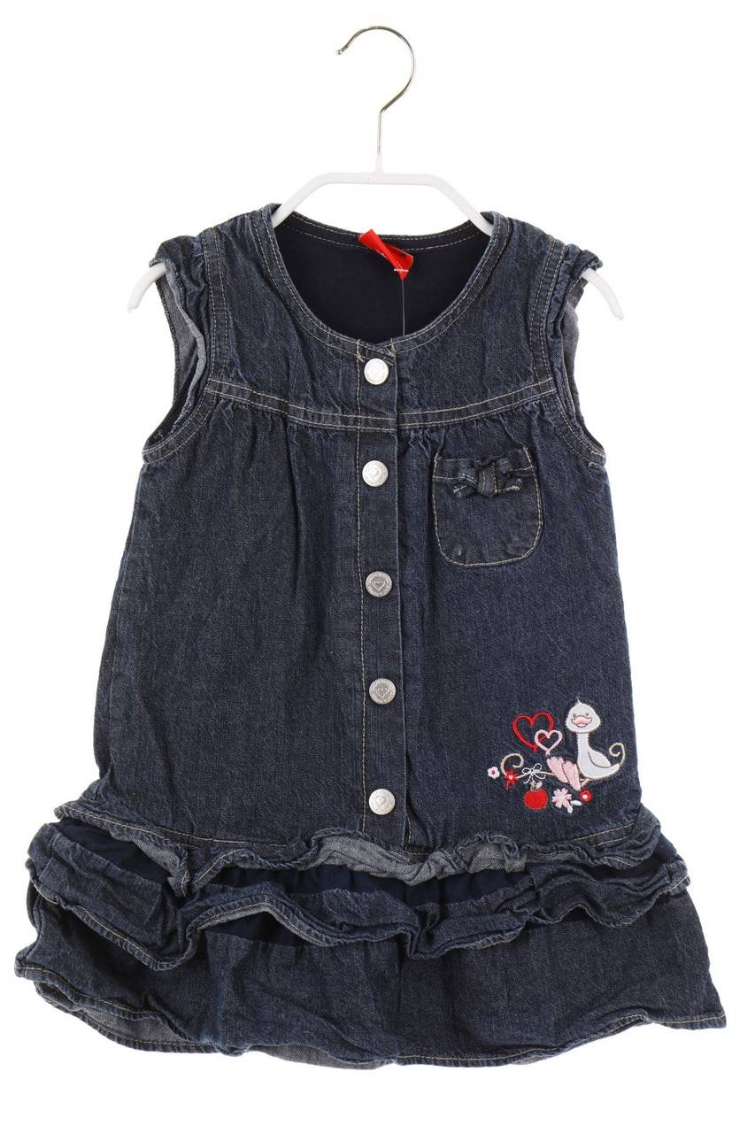 Carou Salt & Pepper Denim-Kleid