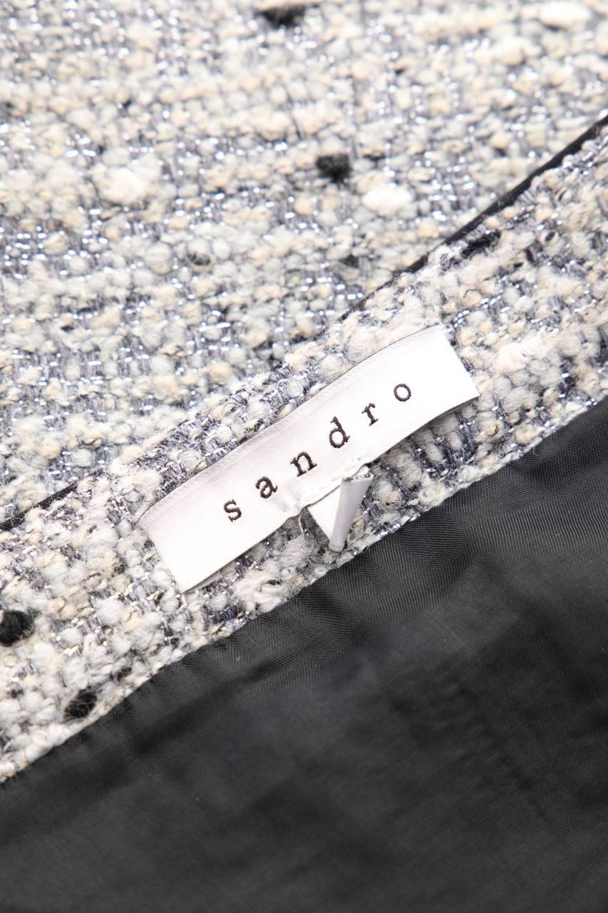 Carou Sandro Bouclé-Rock Mit Wolle
