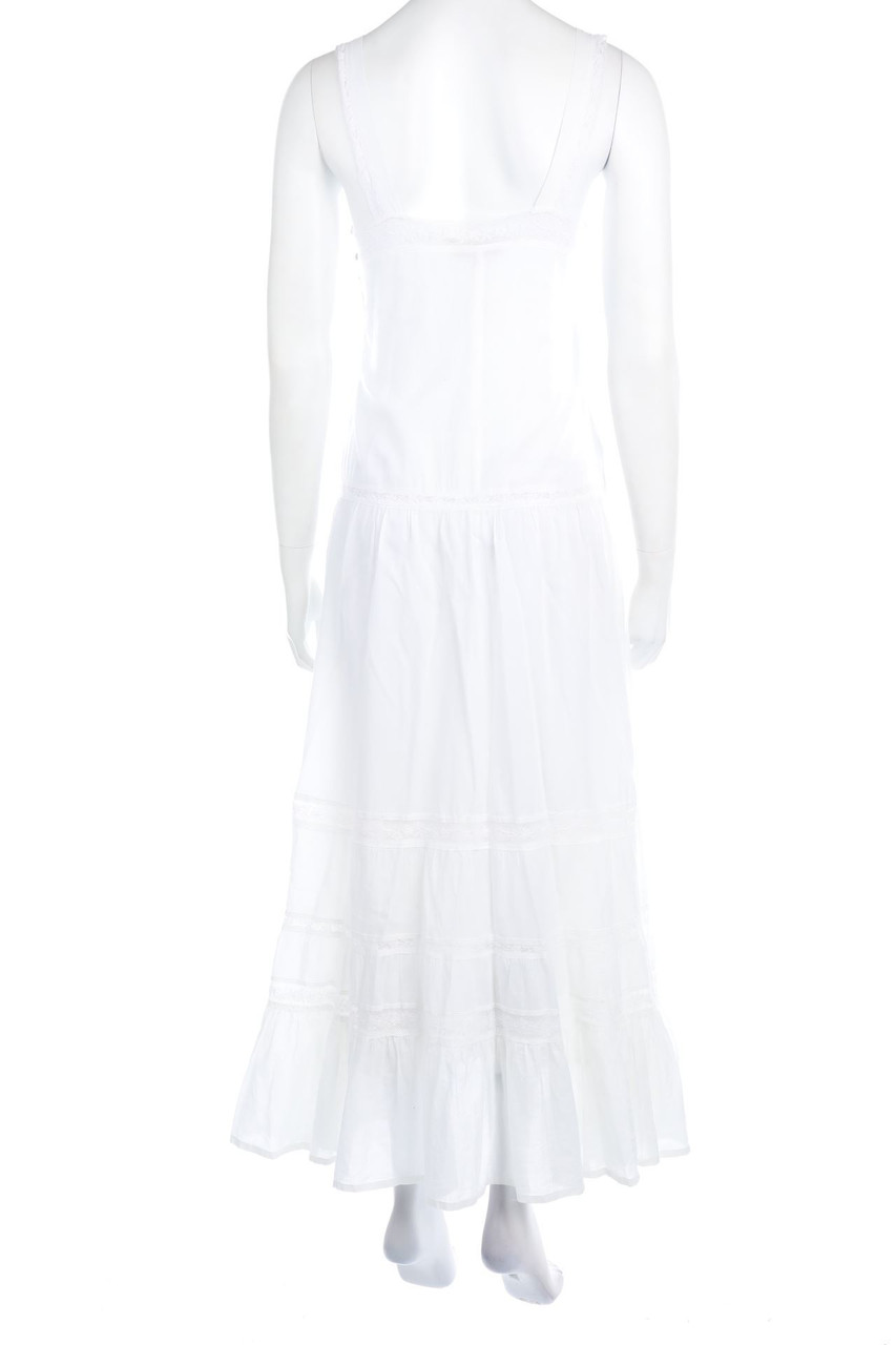 Carou Sandro Maxi-Kleid Mit Spitzen-Einsatz