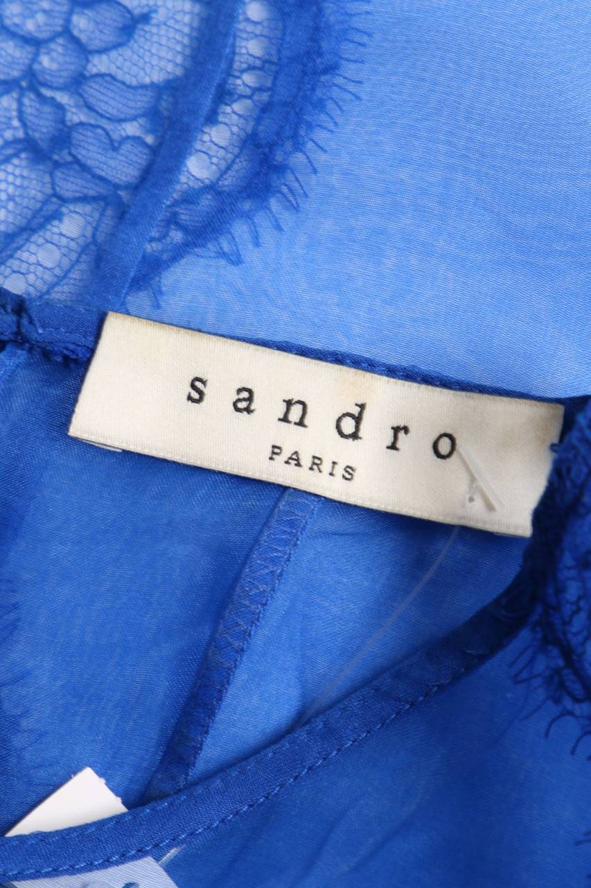 Carou Sandro PARIS Blusentop Mit Spitzen-Einsatz